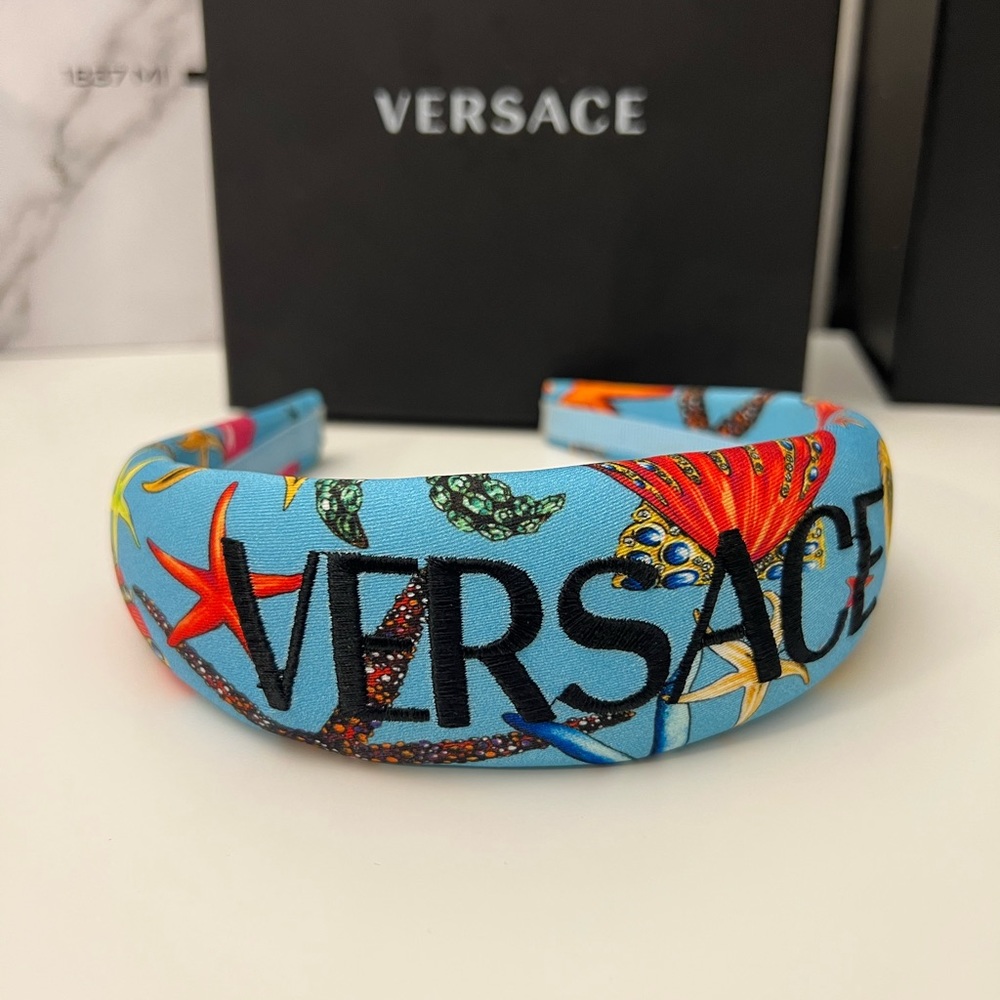 VERSACE padded Headband - NEW never worn